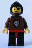 LEGO cas251 Wolf People - Wolfpack 2 with Brown Arms, Black Hood,  Black Cape