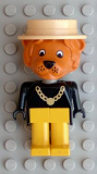 LEGO fab7g Fabuland Figure Lion 2 with White Hat
