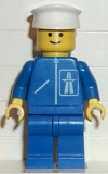 LEGO hgh002 Highway Pattern - Blue Legs, White Hat