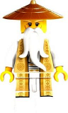 LEGO njo168 Sensei Wu - Tan and Gold Outfit (70751)