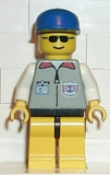 LEGO res001 Coast Guard 1 - Yellow Legs, Blue Cap