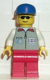 LEGO res002 Coast Guard 1 - Red Legs, Blue Cap, Sunglasses