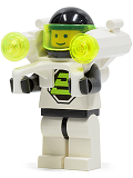 LEGO sp051 Blacktron 2 with Jet Pack and Trans-Neon Green Lights