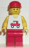 LEGO trc001 Trucker - Red Legs, Red Cap