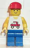 LEGO trc003 Trucker - Blue Legs, Red Cap